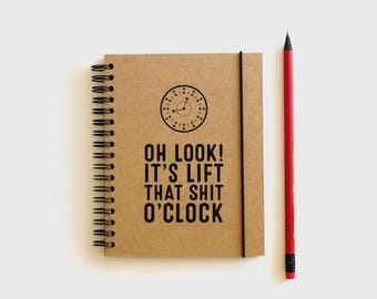 Fitness planner | Fitness journal | Crossfit workout journal | Health planner | Fitness notebook | Exercise planner | Spiral bound