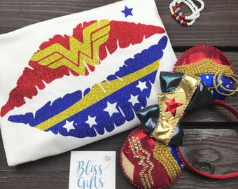 Superhero Shirt | Super Hero Shirt | Ladies Shirt | Superhero Gift Idea | Wonder Woman Shirt | Wonder Woman Tank Top | Wonder Woman Girls