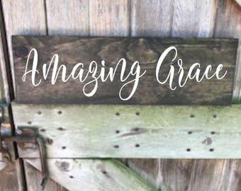 Amazing Grace Wall Decor amazing grace decor | etsy Amazing Grace Wall Decor amazing grace decor | etsy