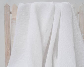 Type-white cotton seersucker No. 369 140 cm by 50cm