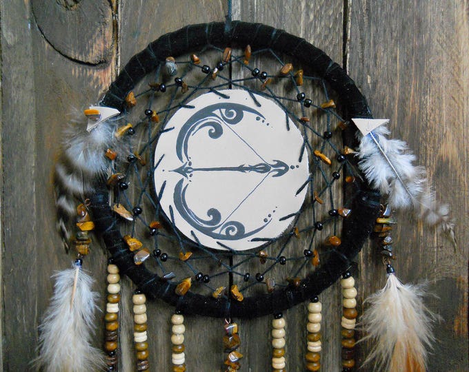 Dreamcatcher Zodiac Sagittarius, Dreamcatcher, large dream catcher, bohemian dreamcatcer, Christmas decoration dreamcatcher