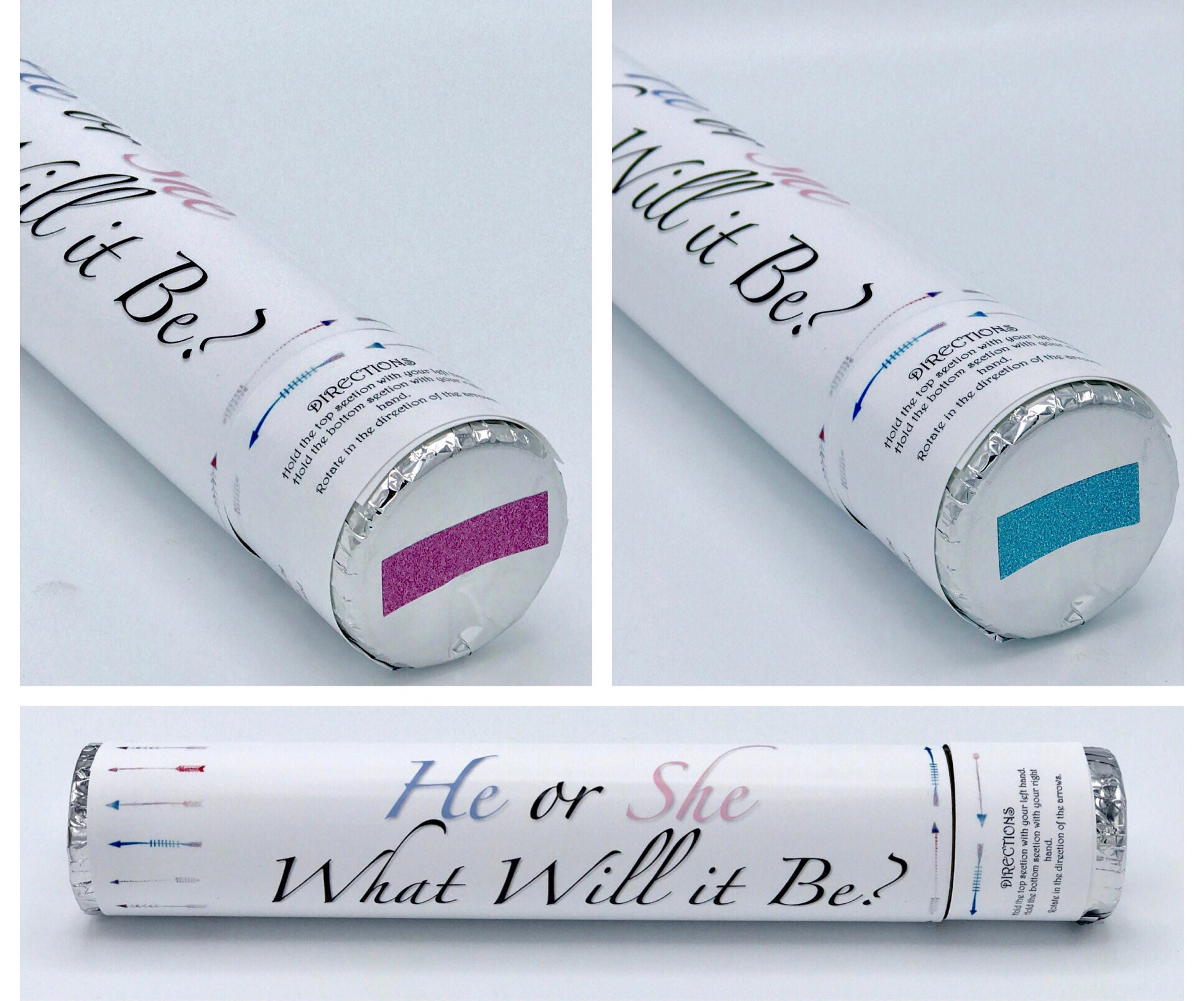 2 12 CONFETTI CANNON Ships Same Day Gender Reveal