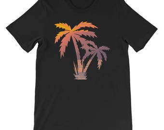 Palm tree t shirt | Etsy