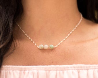 Amazonite Gemstone Chain Necklace