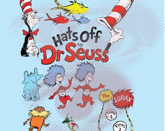 Easy cut and assemble multilayered Dr Seuss inspired theme SVG- cat in the hat SVG - Svg Files for Silhouette Cameo or Cricut
