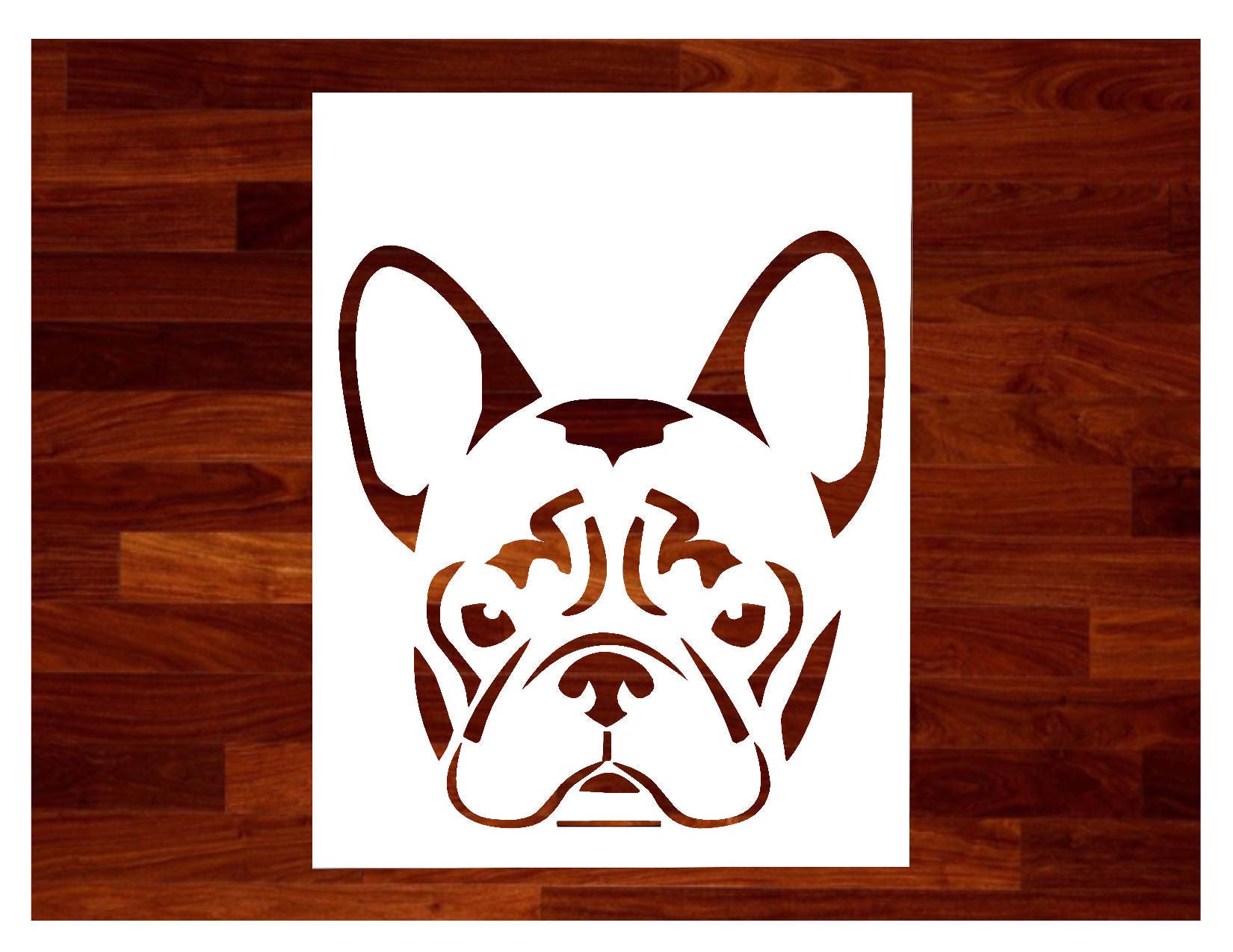 Printable French Bulldog Pumpkin Stencil