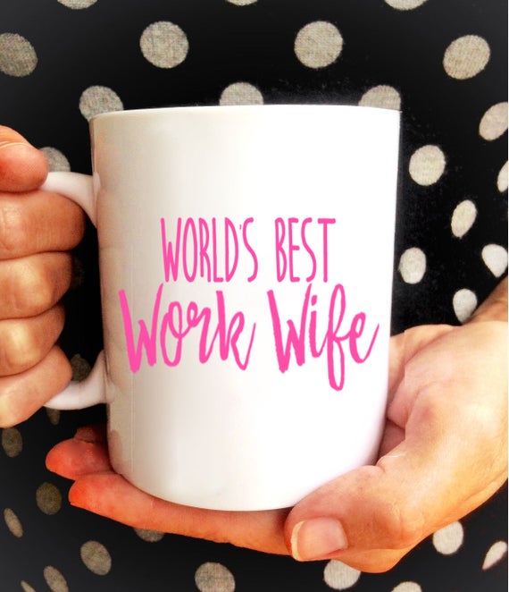 World's Best Work Wife Mug Coworker Goodbye Gift Work