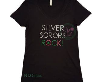 silver soror shirt