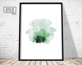 Pokemon Print Venusaur, Minimalist Abstract Design, Bulbasaur, Pop Culture Fan Art, Graphic for Kids, Pokemon Illustration, Pokemon Art