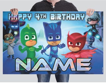 BANNER - PJ Masks Banner - More Characters