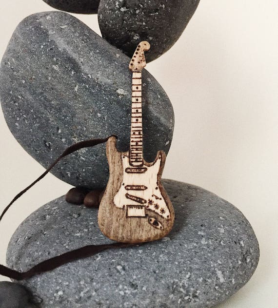 Electric guitar 3 Gift for musicians Engraved with name
