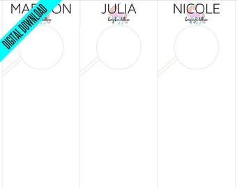 Printable LLR Unicorn Rack Style Dividers | Clothes, Clothing, Closet, Garment | Includes All Styles | Digital Download
