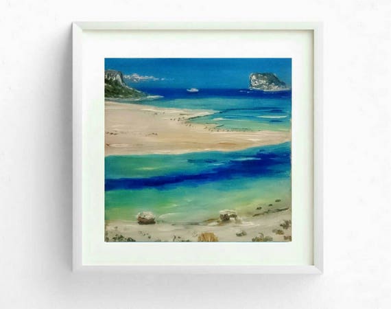 Gemälde - Strand von Balos