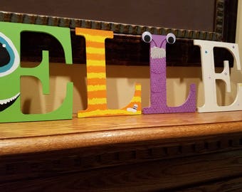 Monsters inc letters | Etsy