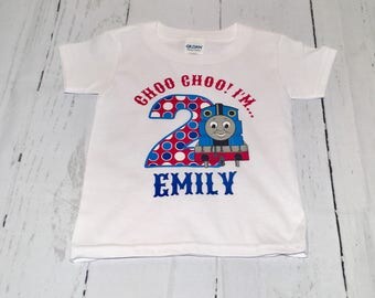 Thomas The Train Birthday Shirt