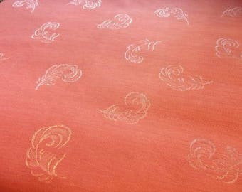 charming vintage mattress ticking for creations feathers pattern