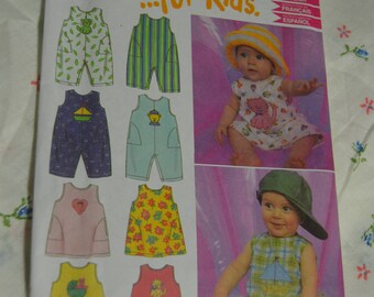 New Look 6983 Infants Romper or Jumper Sewing Pattern - UNCUT - Size NB - L