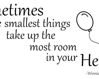 Sometimes The Smallest Wall Decal V2