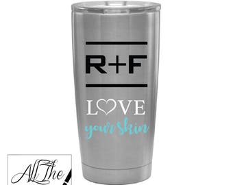 Rodan and Fields Vinyl Mug Decal - Rodan and Fields Sticker - R + F Decal - Skincare decal - Rodan Laptop Sticker