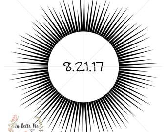 Total Solar Eclipse SVG and PNG file