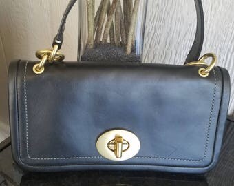 Black Leather Coach Purse