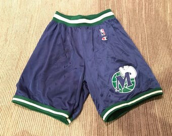 Vintage Dallas Mavericks Champion NBA Shorts