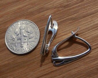 Hight Quality, Sterling Silver, Lever Back, Findings