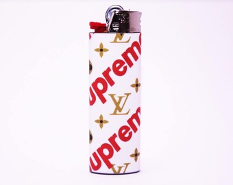 Supreme X Louis Vuitton Bic Lighter - Handmade - High Quality - Rare