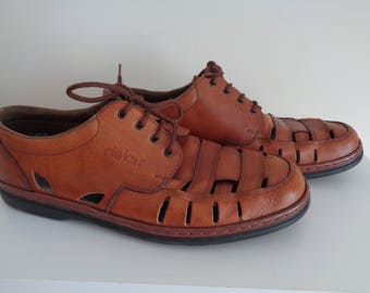mens leather sandals ebay