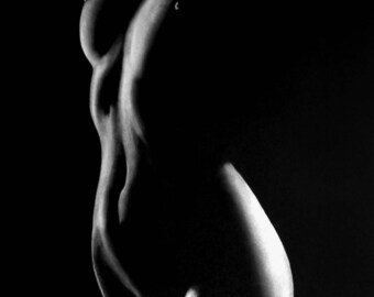 Nude woman curves 32 modern pastel painting. Bodyscapes of woman painting