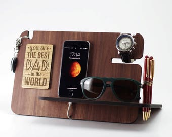 Anniversary Gift ,Birthday Gift for Men,Gift for Dad,Fathers Day Gift,Boyfriend Gift,iPhone Docking Station,Gift for Husband,Gift for Dad