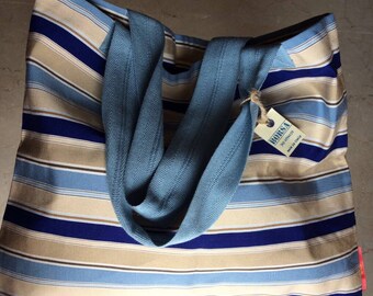 Beach bag-shopping bag-hand made