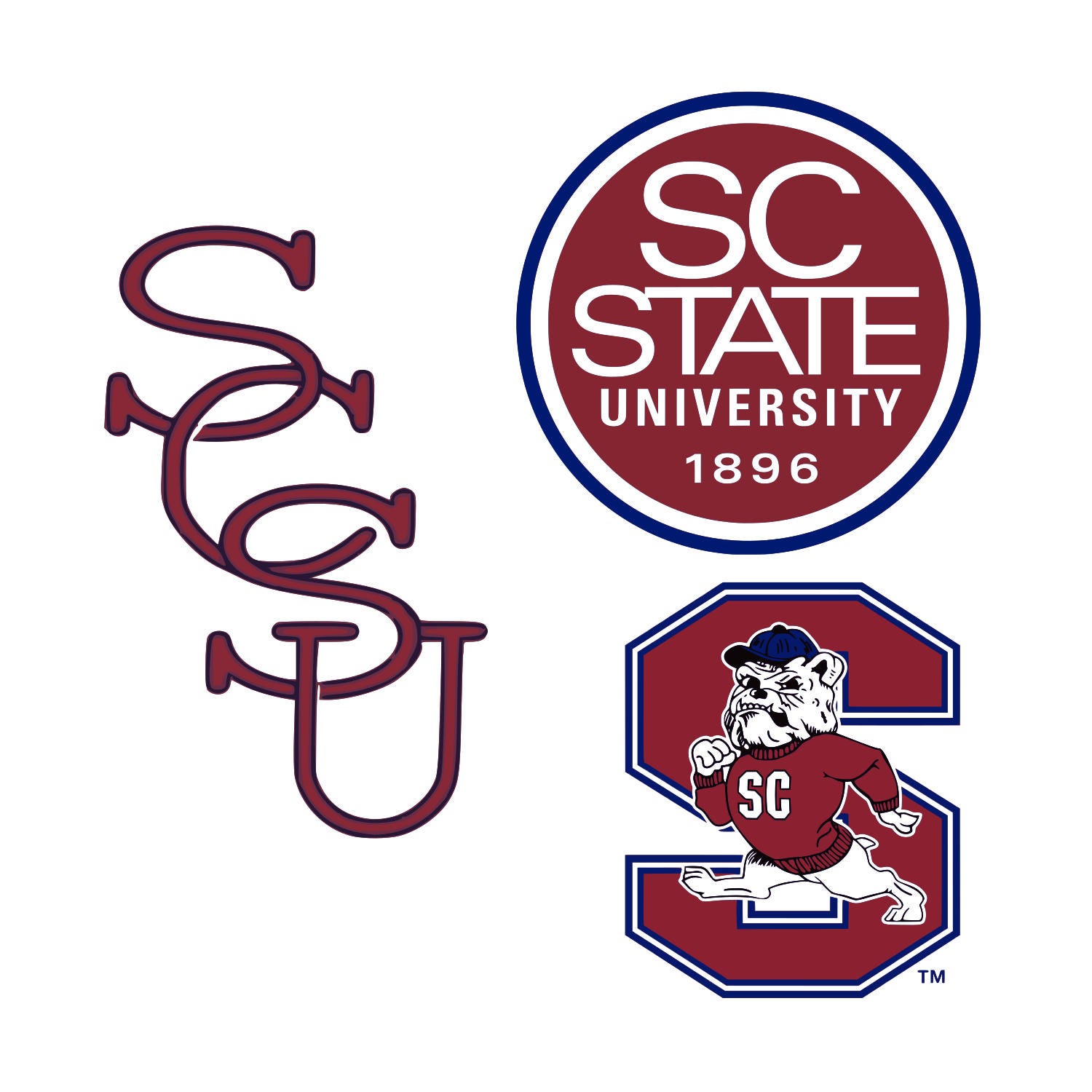 SC State University SVG SC State University logo Digital