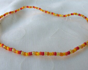 seed beads ankle bracelet