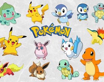 14 Pokemon cliparts | Pokemon pack 300 PPI |