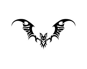 tribal bat etsy tribal bat etsy