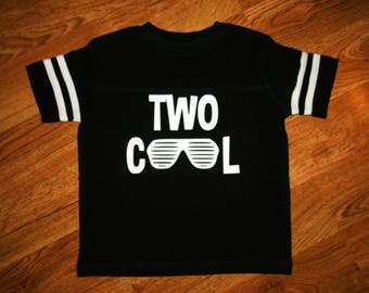 Two cool birthday shirt, kids birthday shirt, personalized birthday shirt, 2nd birthday shirt, boys birthday shirt, girls birthday shirt