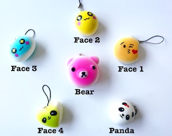 cute scented squishy emoji faces animals stress reliever slow rising