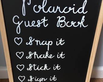 Polaroid Guest Book Sign