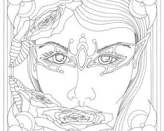 Elf Coloring Pages For Adults 2