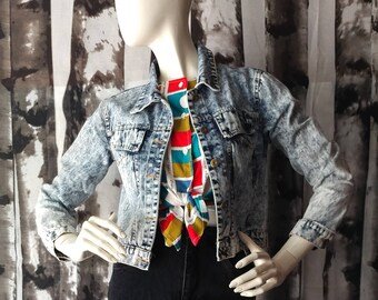 Acid Wash Denim Jacket