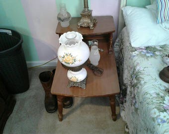 Vintage Gone With The Wind Hurracain Lamp