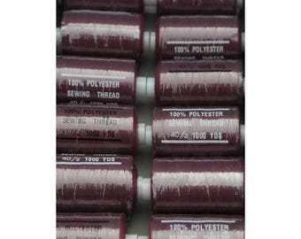 wire plum polyester 1000 yards 161