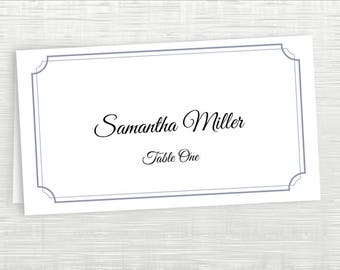 printable place cards template