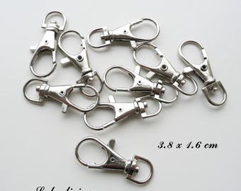 Sterling Silver Swivel Clasp Multiple Sizes Jewelry Supply