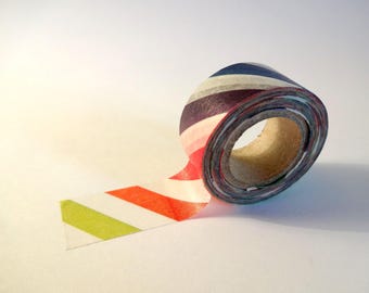 Masking tape stripes - scrapbooking - card making - crafting