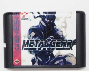 Metal Gear Solid Sega game Genesis NTSC repro new