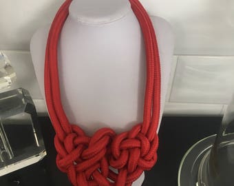 Red Original Rope Necklace