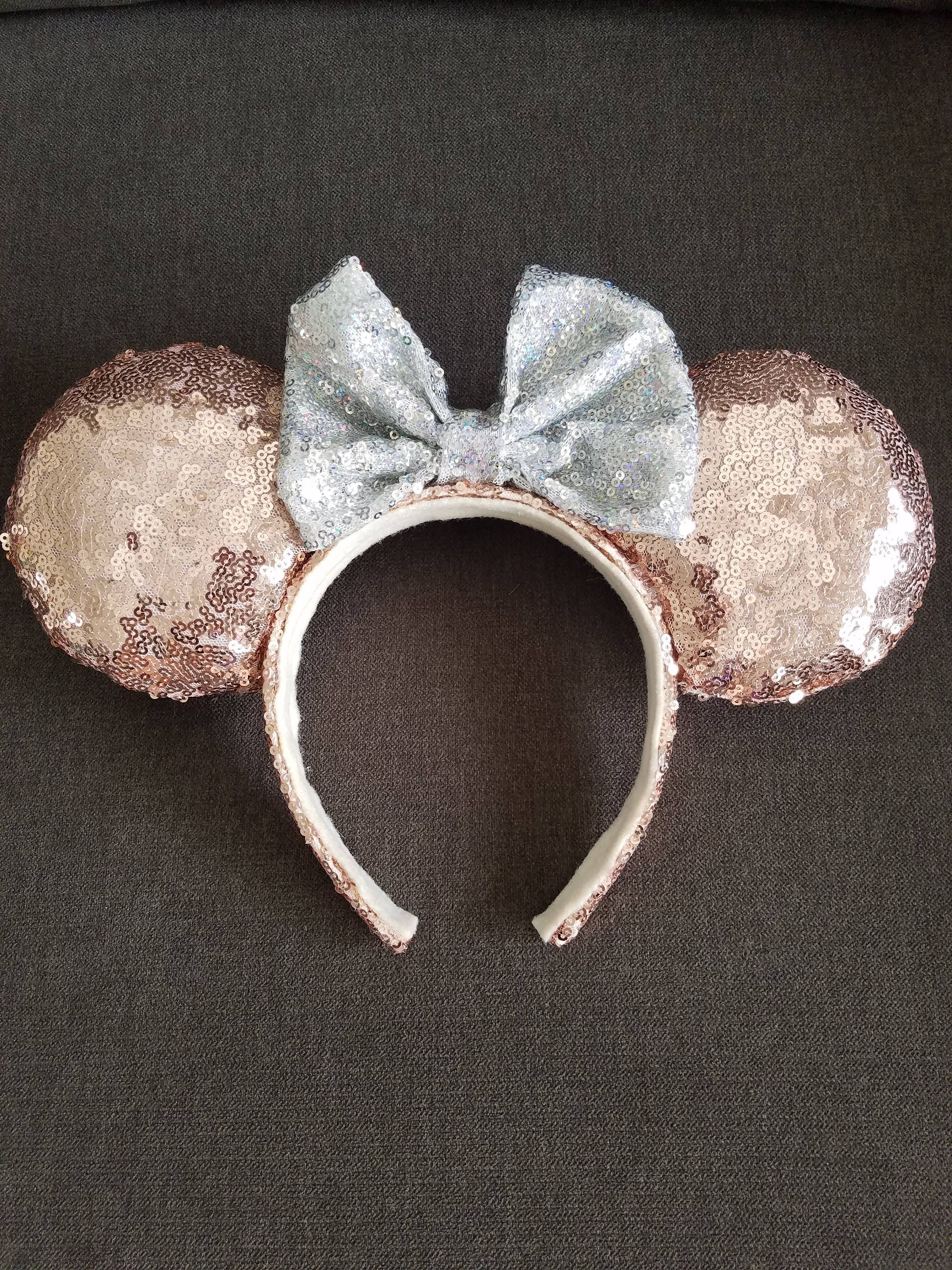 Rose gold Minnie Mouse ears