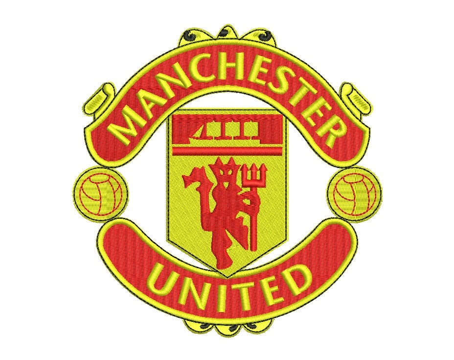 Manchester United Embroidery Design 2 SIZES